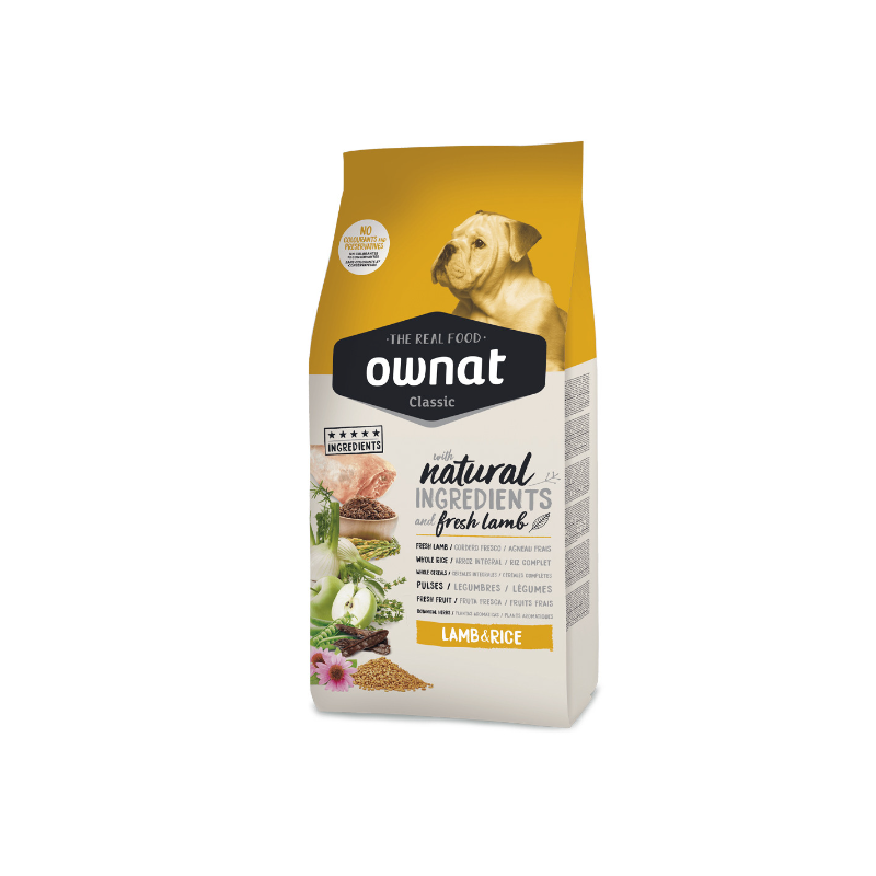 Ownat Classic Lamb & Rice 20 Kg